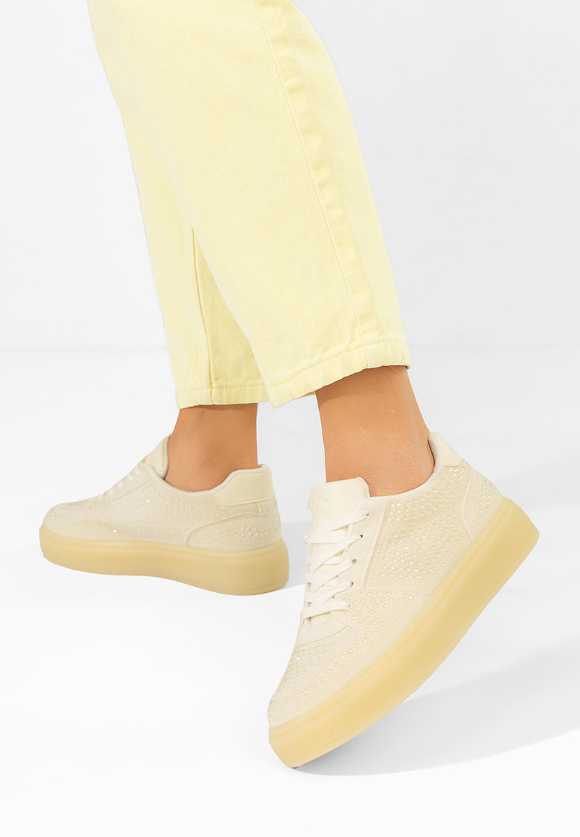 Sneakers dama Olivina galbeni