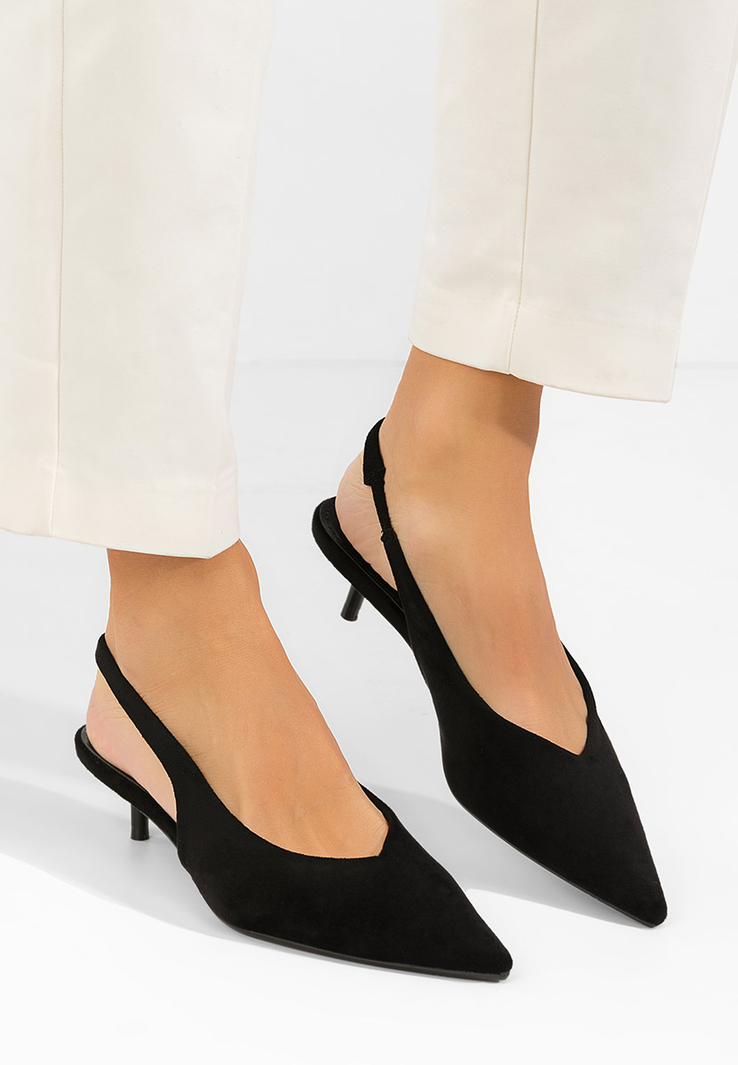 Pantofi slingback Amadeea negri