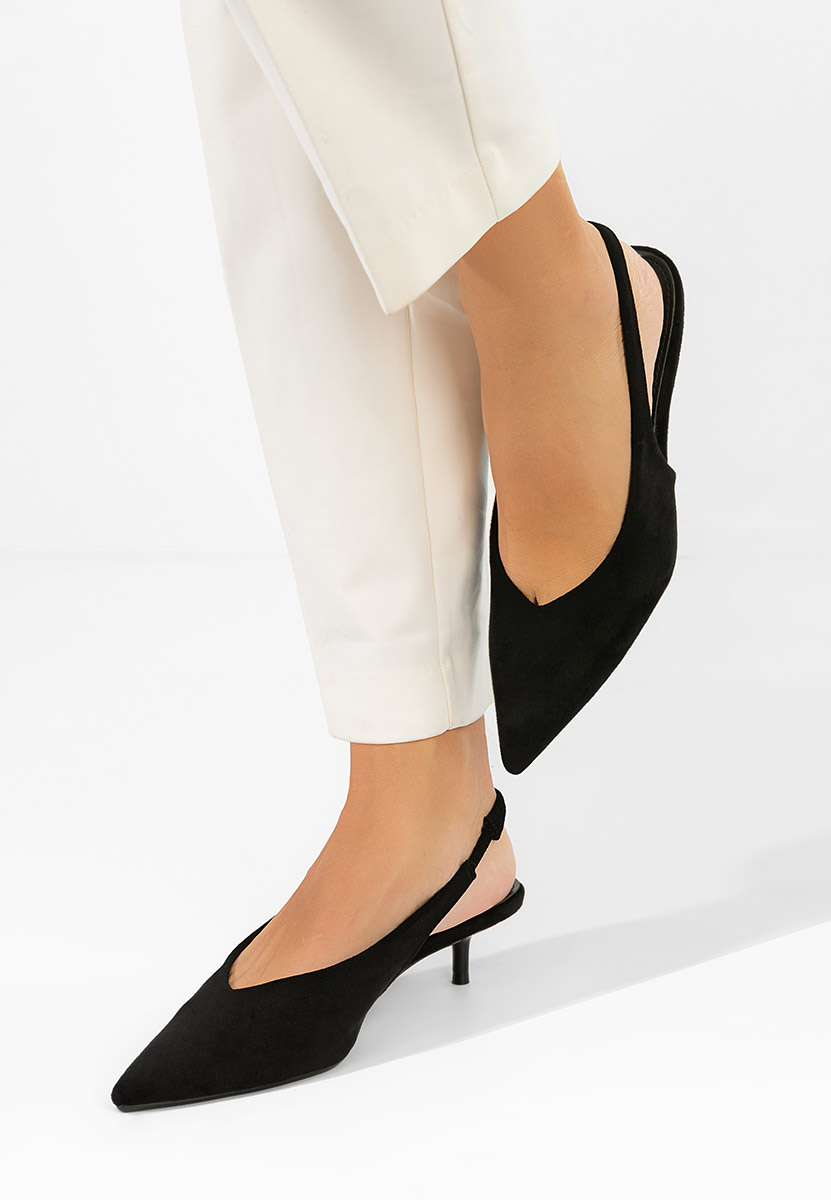 Pantofi slingback Amadeea negri