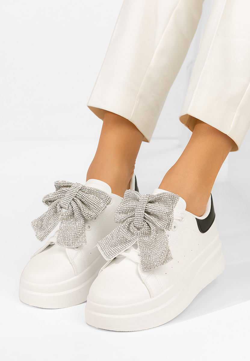 Sneakers cu platformă Anitta V2 albi