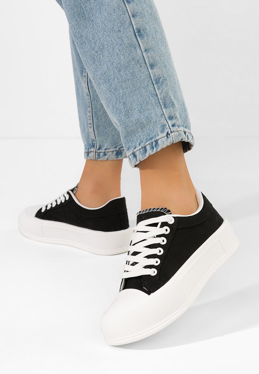 Tenisi cu platformă Antonea negri