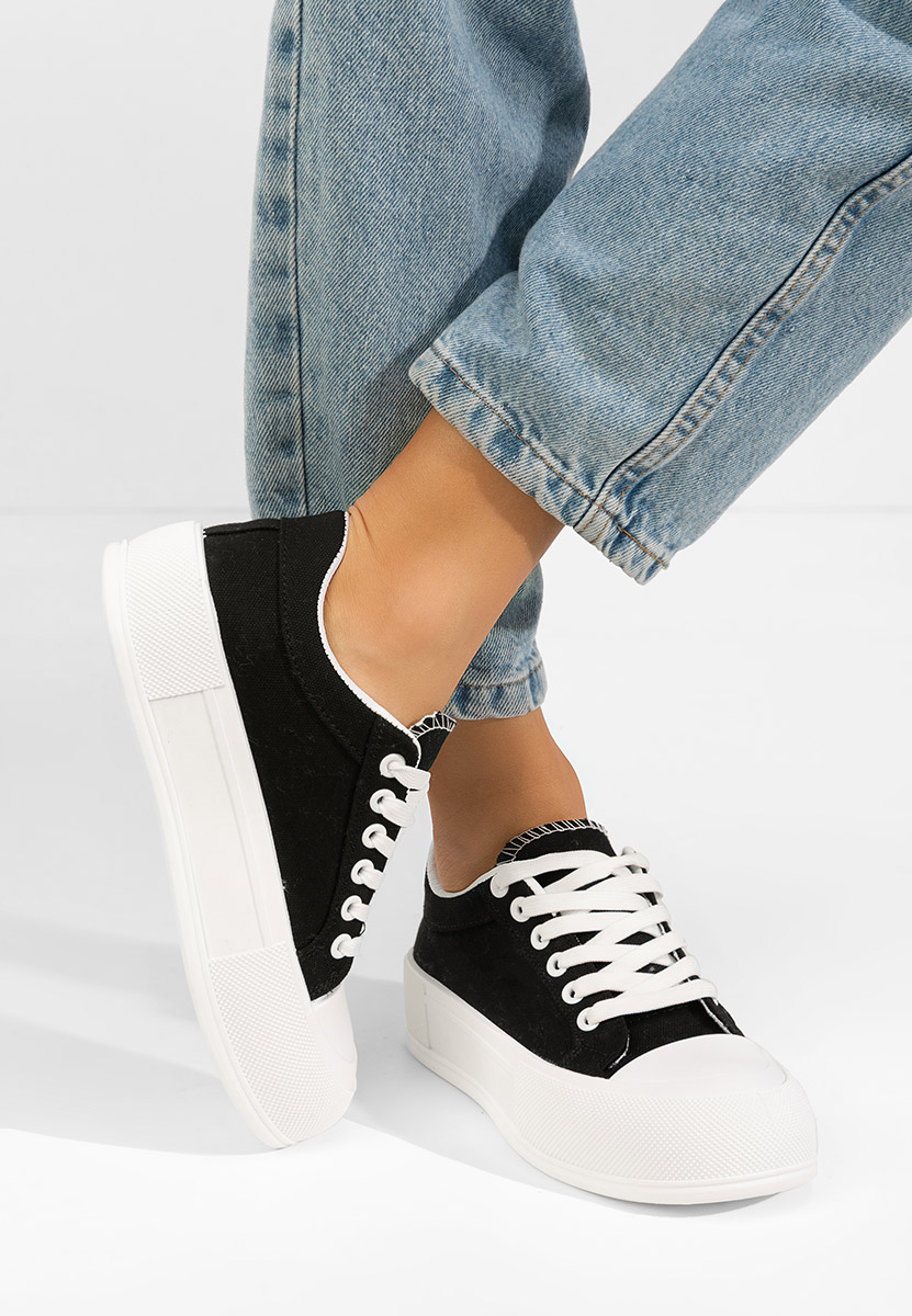 Tenisi cu platformă Antonea negri