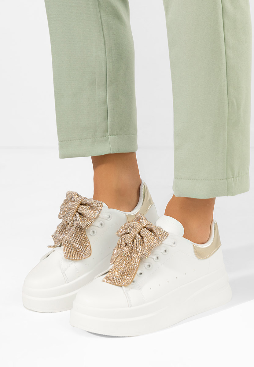 Sneakers cu platformă Anitta aurii