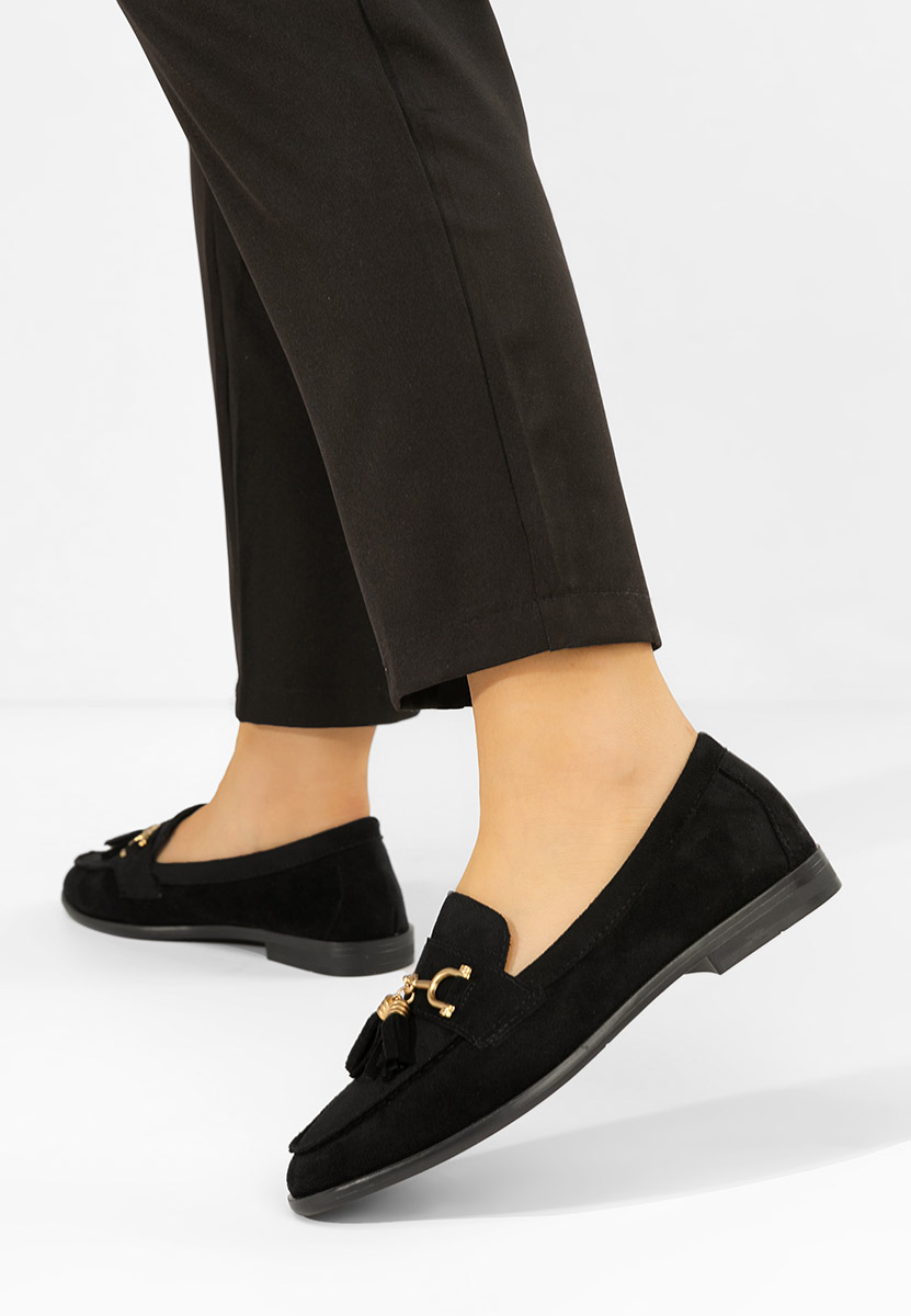 Mocasini dama Reeia negri