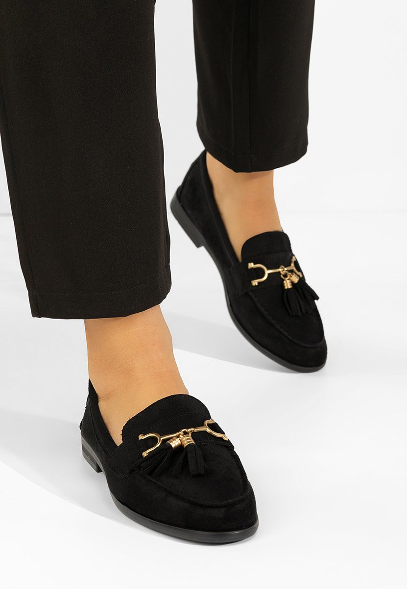 Mocasini dama Reeia negri