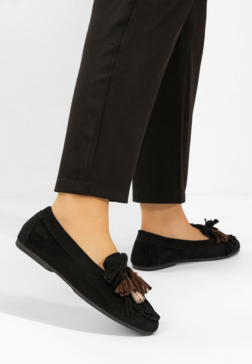 Mocasini dama Sedania negri