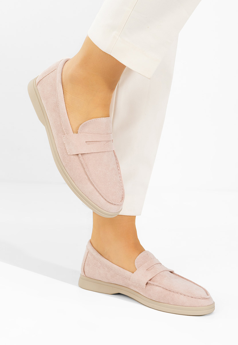 Mocasini dama Hesika roz