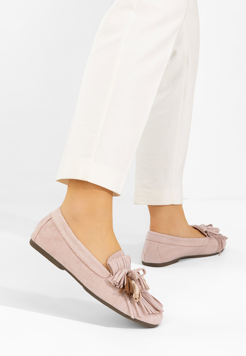 Mocasini dama Sedania roz