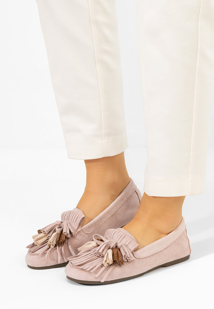 Mocasini dama Sedania roz