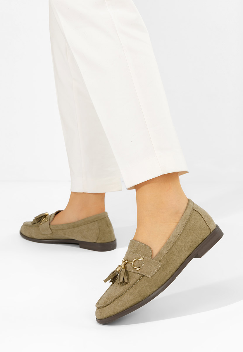 Mocasini dama Reeia verzi