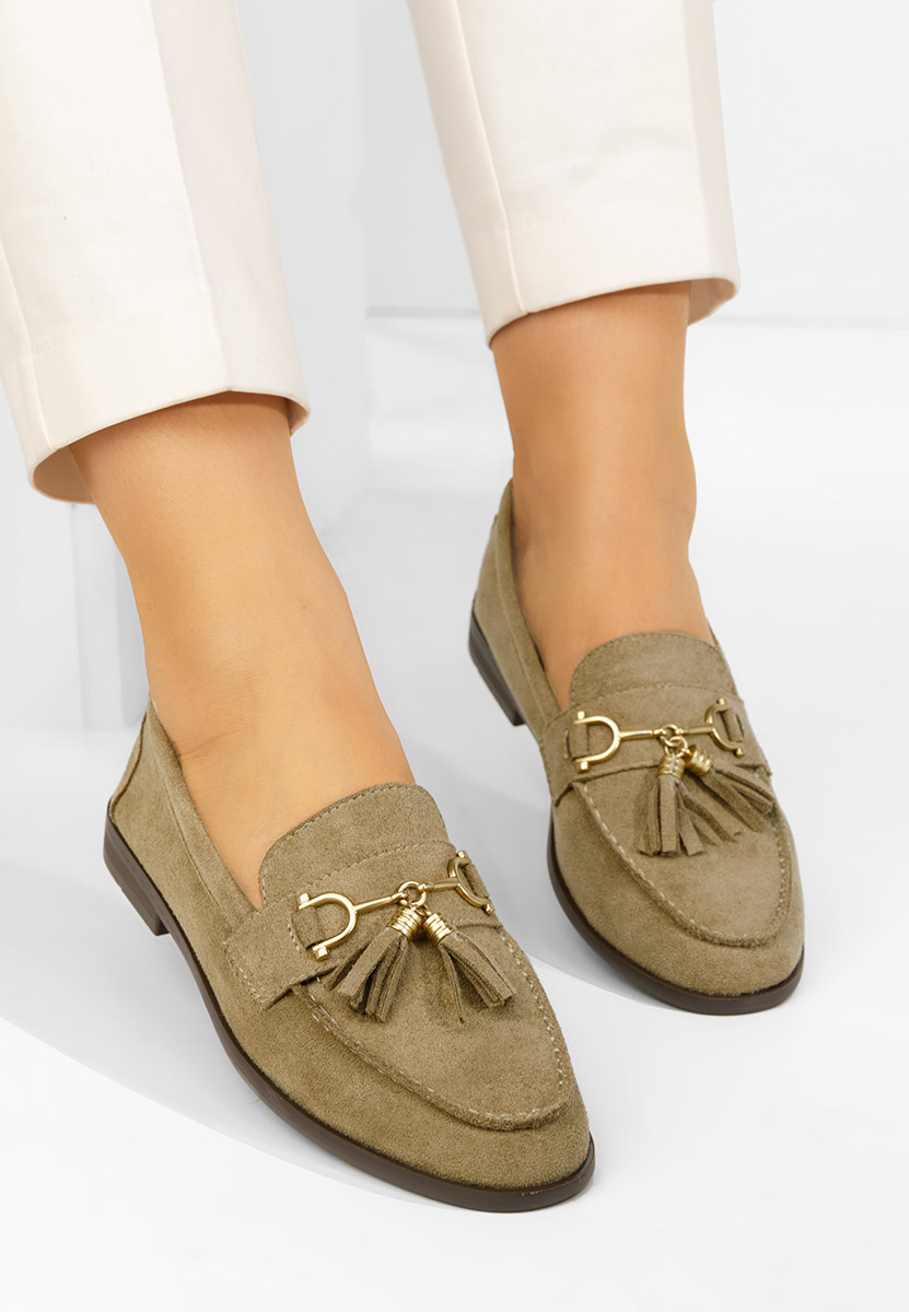 Mocasini dama Reeia verzi