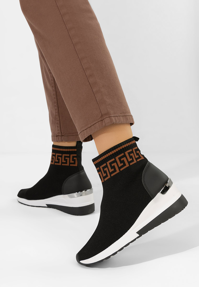 Sneakers tip soseta Ofelina negri