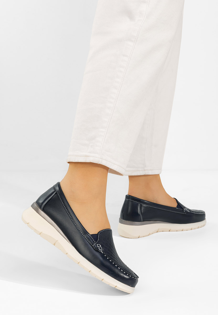 Mocasini dama Seona navy