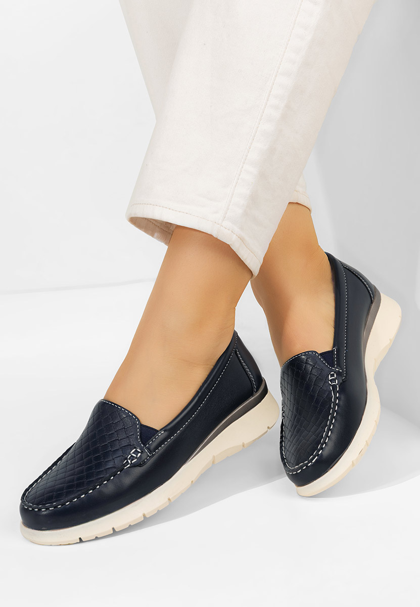 Mocasini dama Seona navy