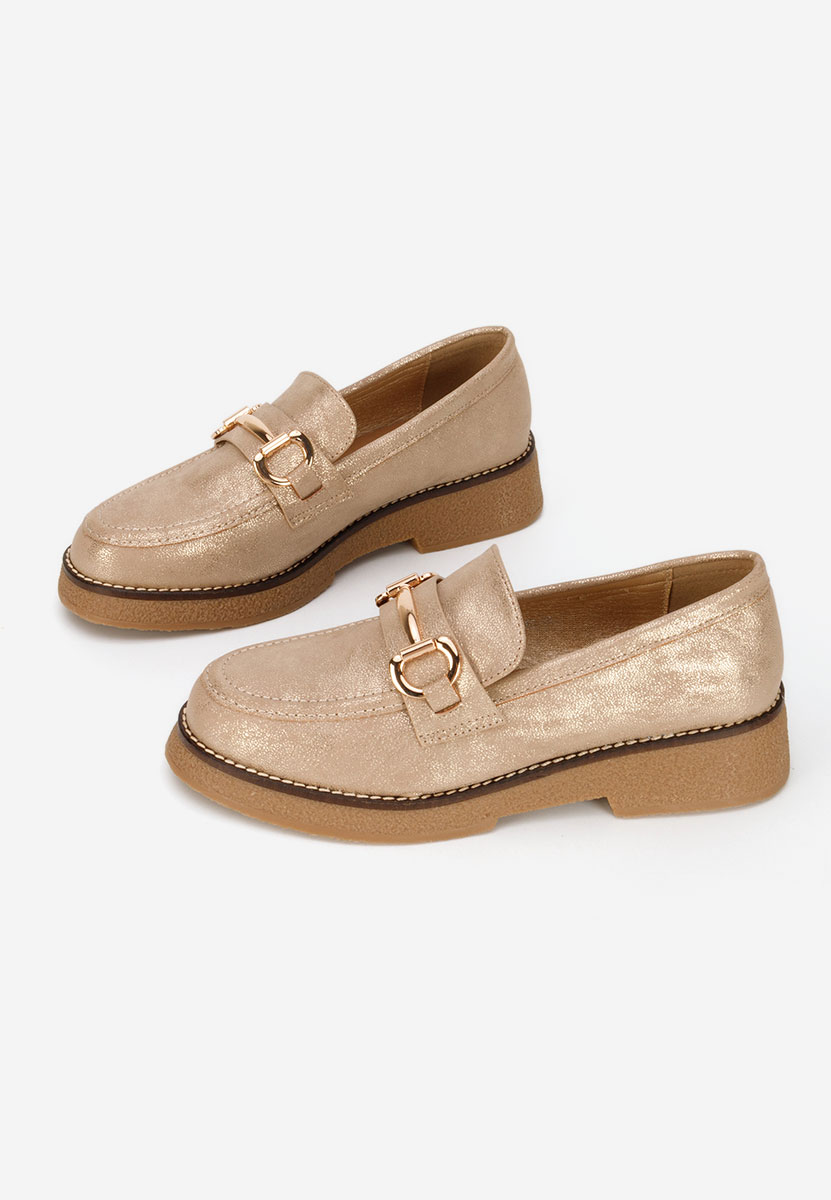 Mocasini dama Ylenia aurii