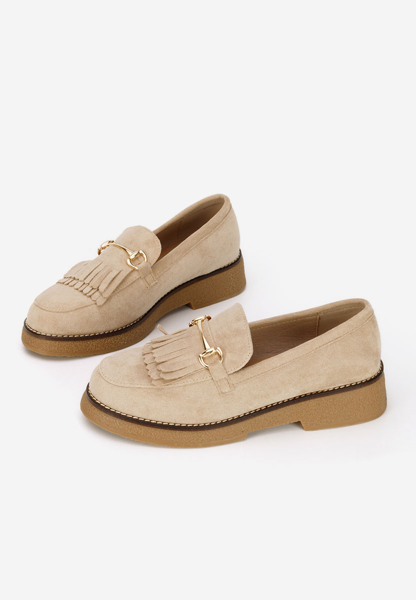 Mocasini dama Kemily bej