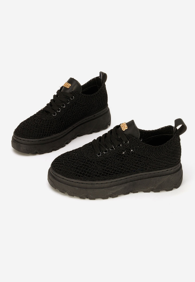 Sneakers cu platformă Rossela negri
