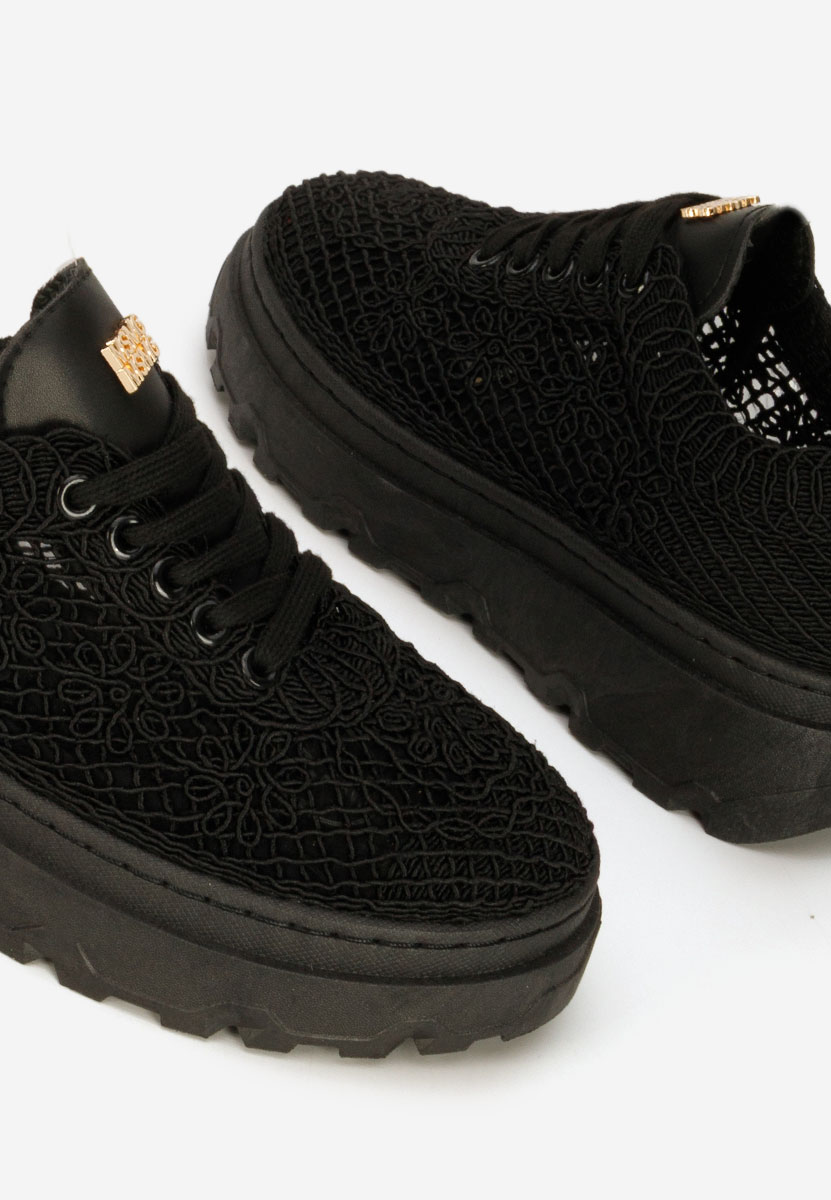 Sneakers cu platformă Rossela negri