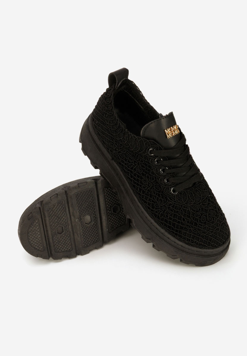 Sneakers cu platformă Rossela negri