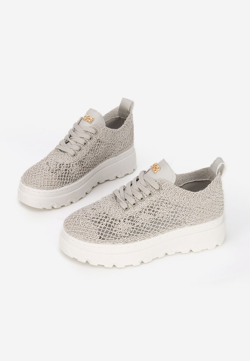 Sneakers cu platformă Rossela gri