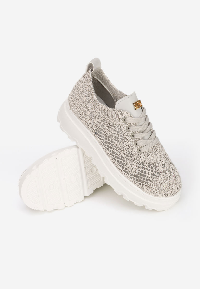 Sneakers cu platformă Rossela gri