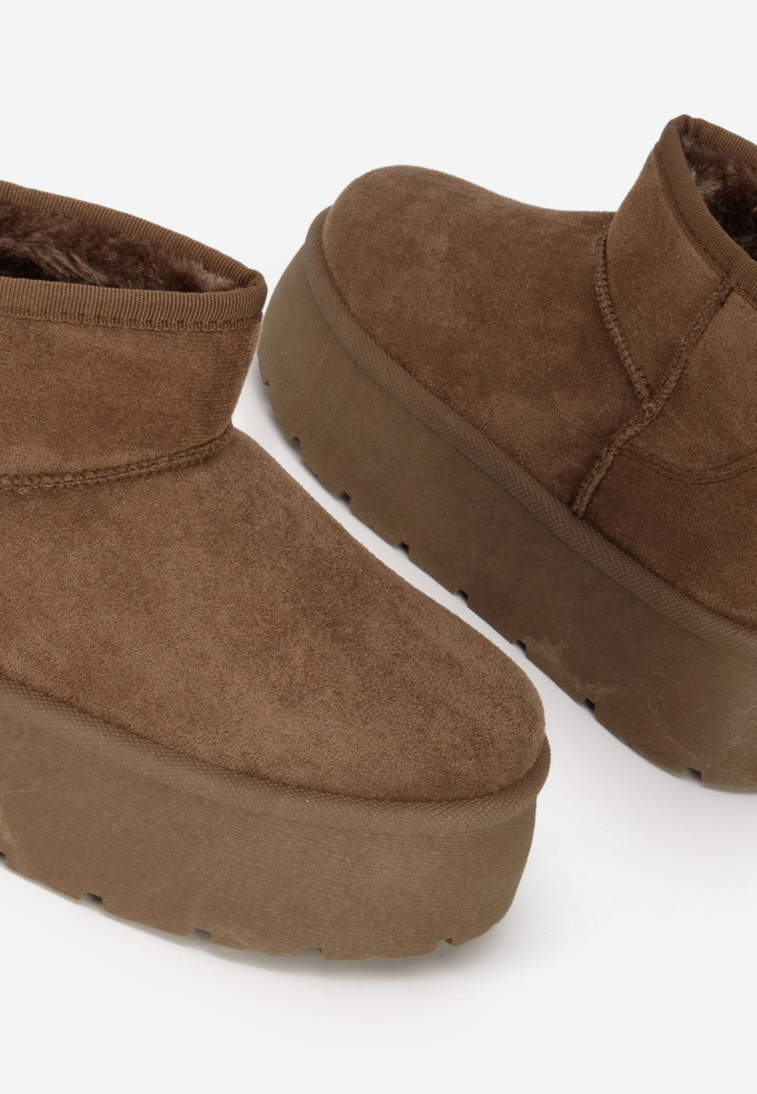 Cizme tip ugg Savieda V2 maro