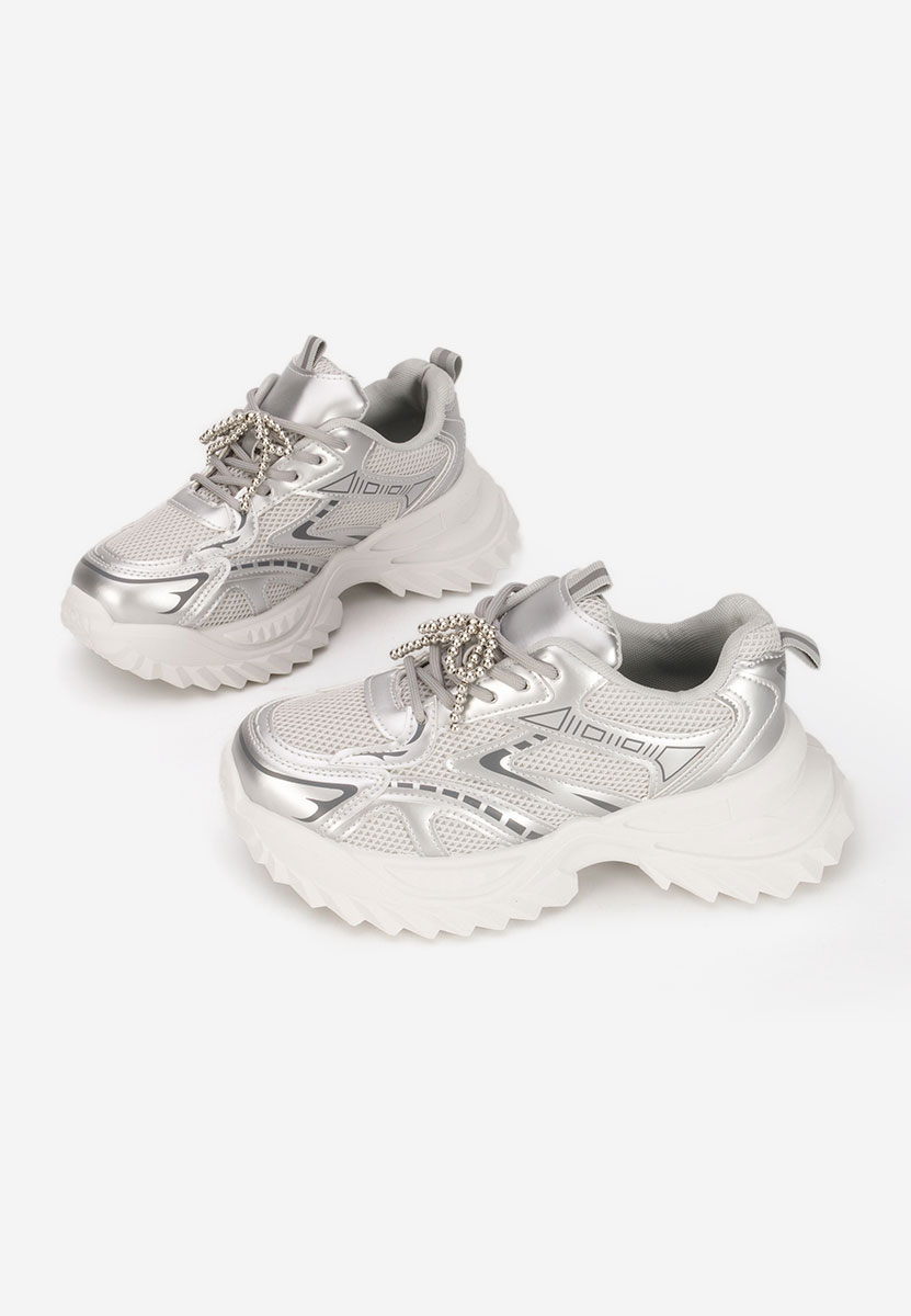 Sneakers dama Eudoria argintii