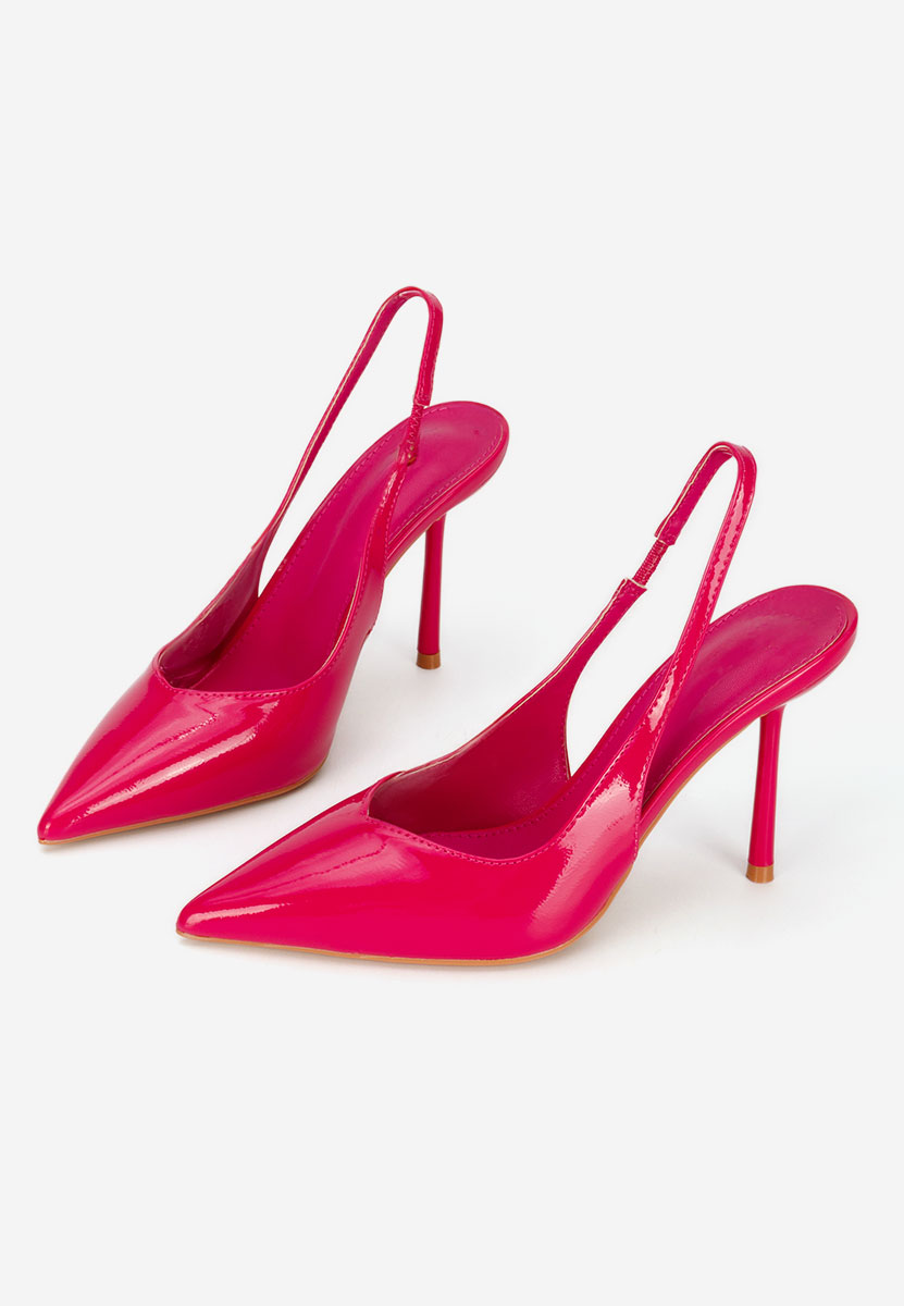 Pantofi slingback Kity fucsia
