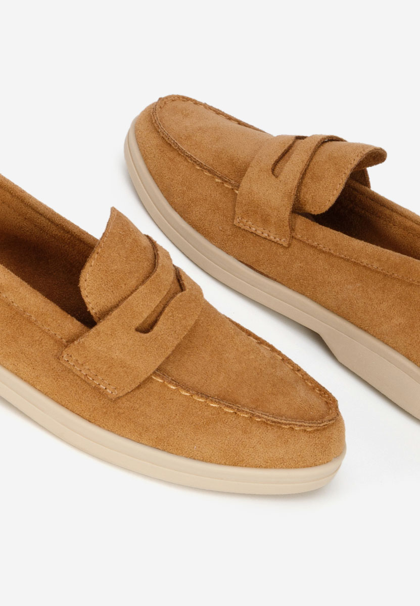 Mocasini dama Hesika camel