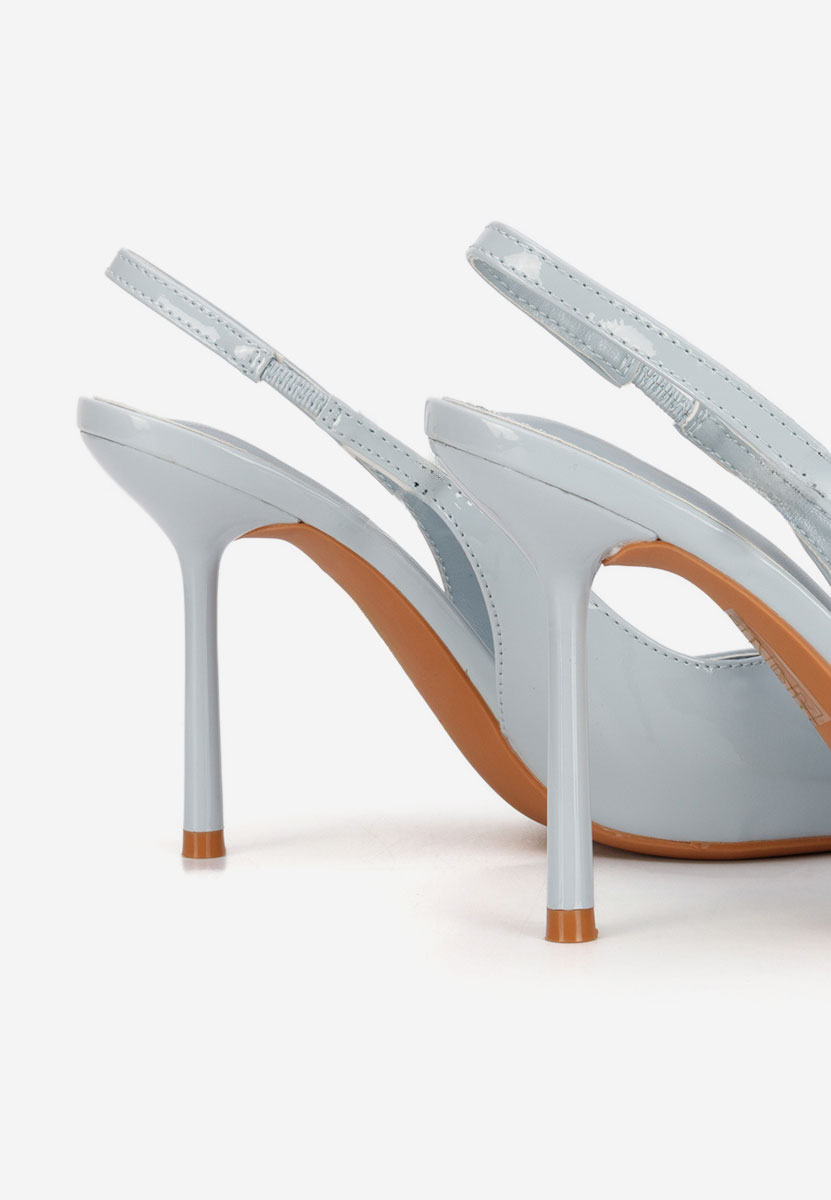 Pantofi slingback Kity albastri