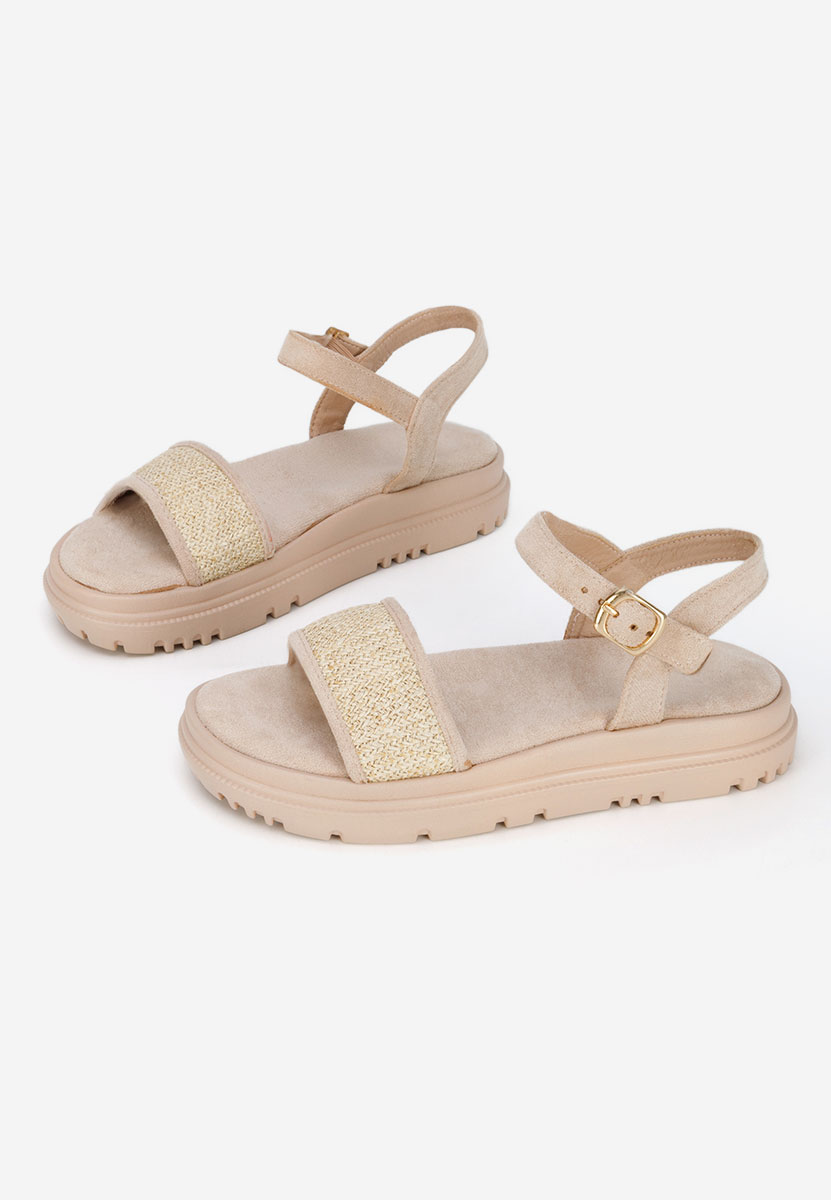 Sandale cu platformă Donetia kaki