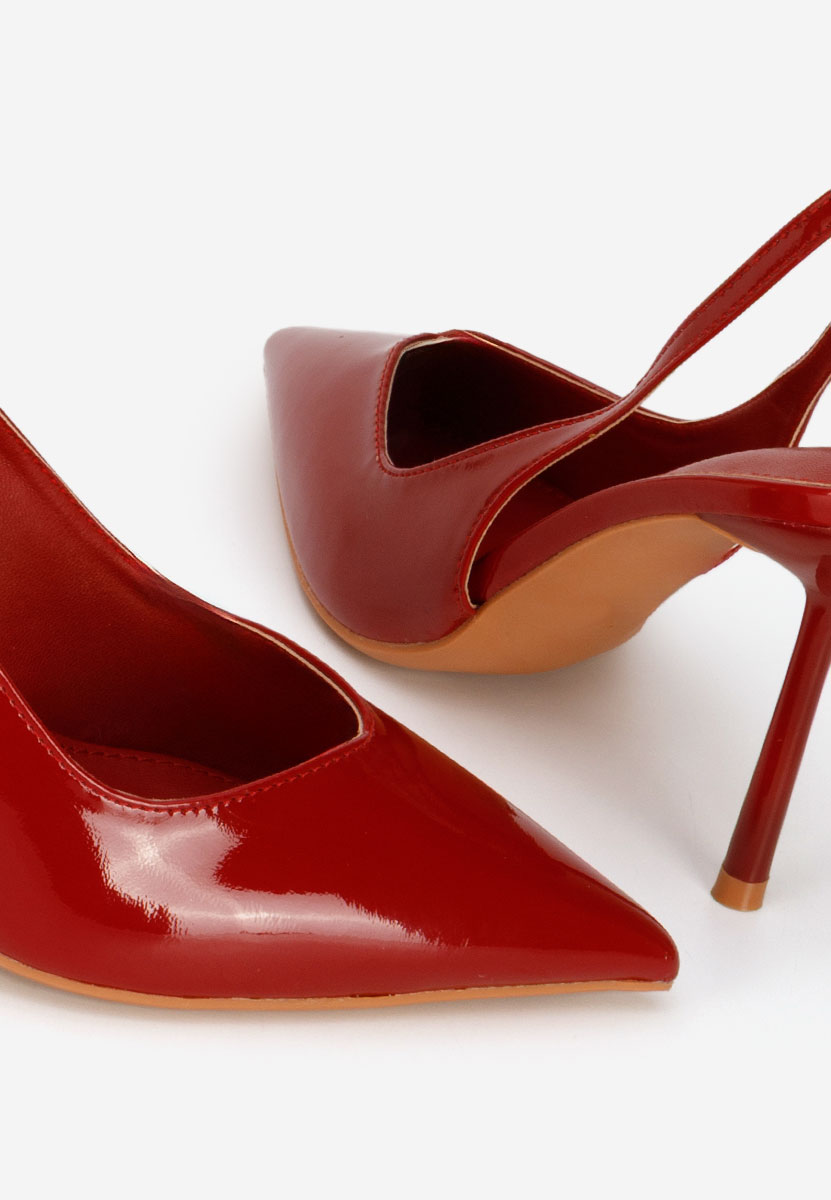 Pantofi slingback Kity grena