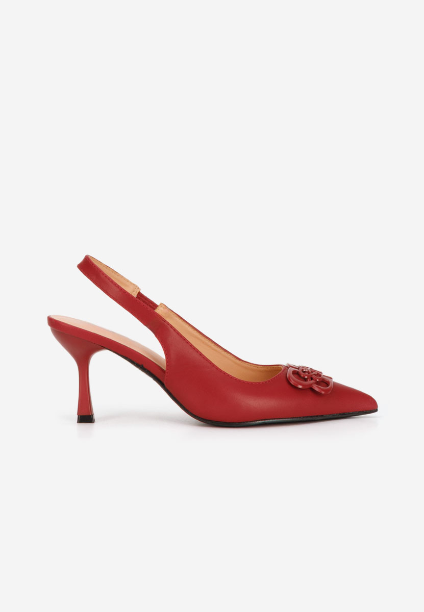 Pantofi slingback Beatrise V2 grena