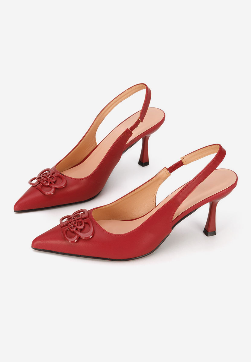 Pantofi slingback Beatrise V2 grena