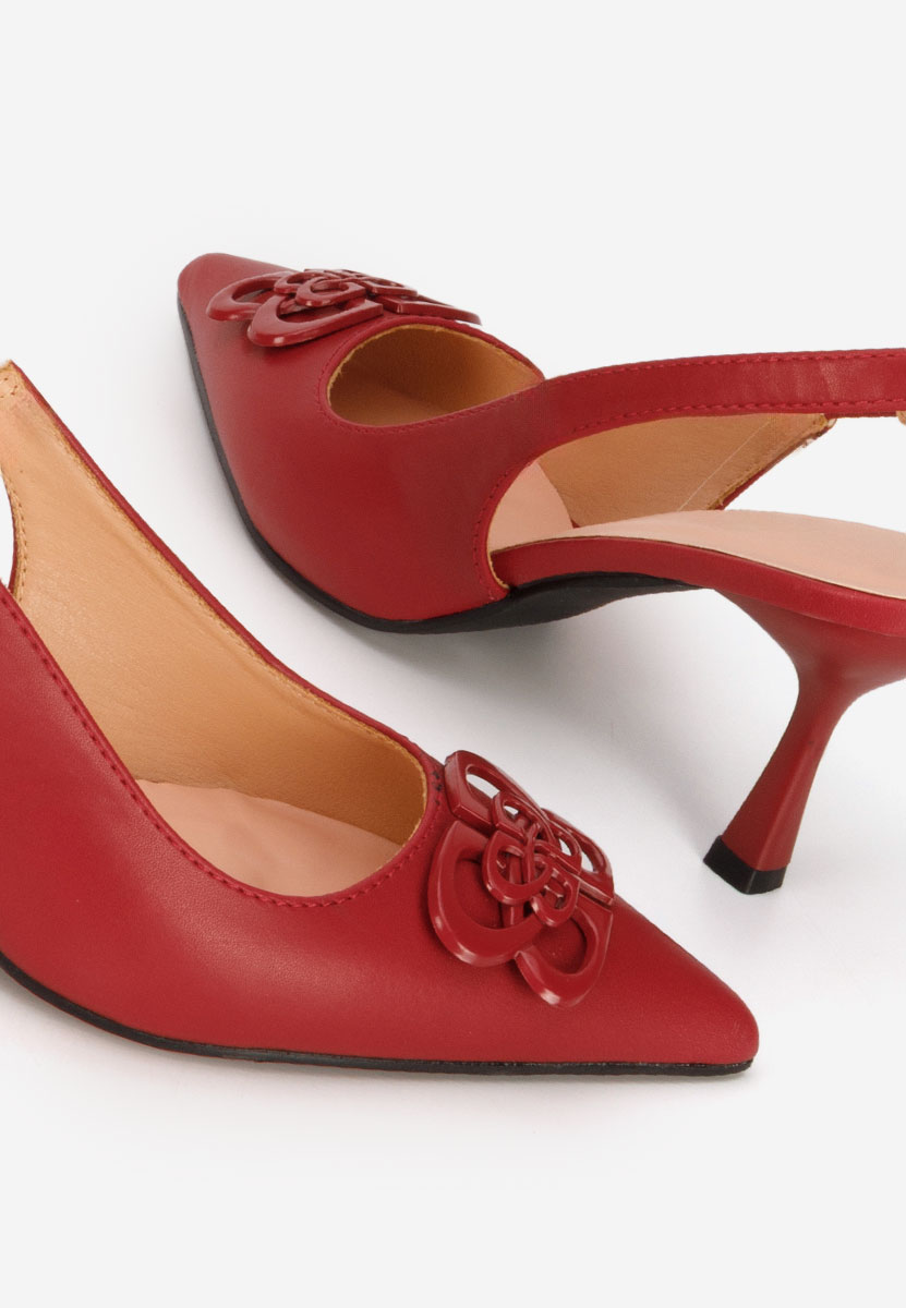 Pantofi slingback Beatrise V2 grena
