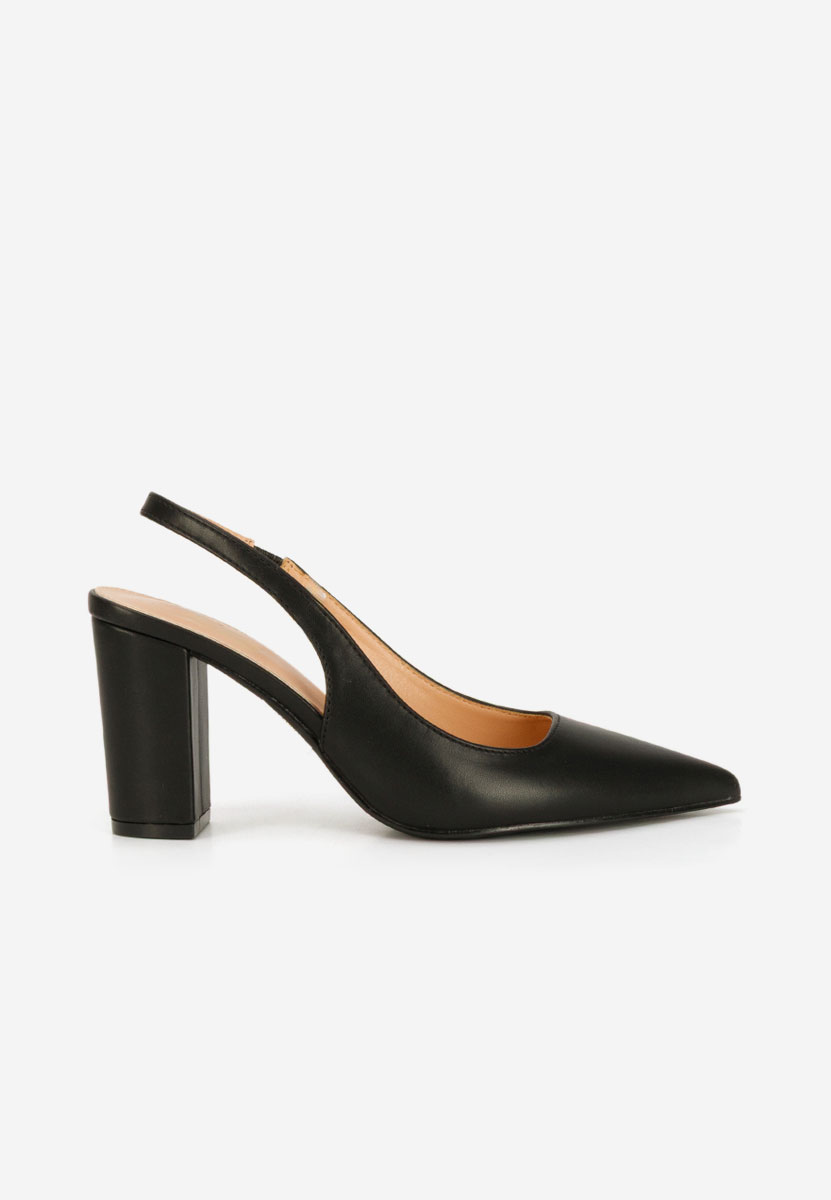 Pantofi slingback Eleria negri