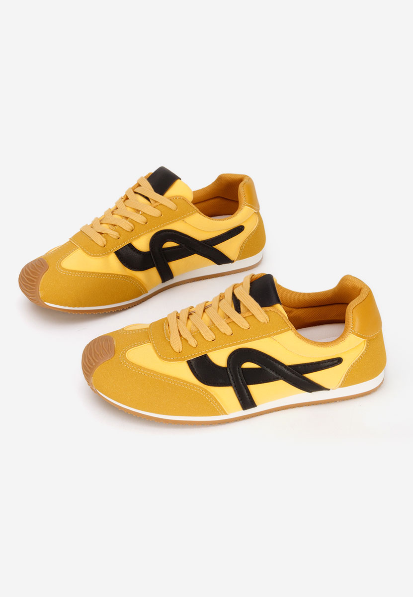 Sneakers dama Kalindia galbeni