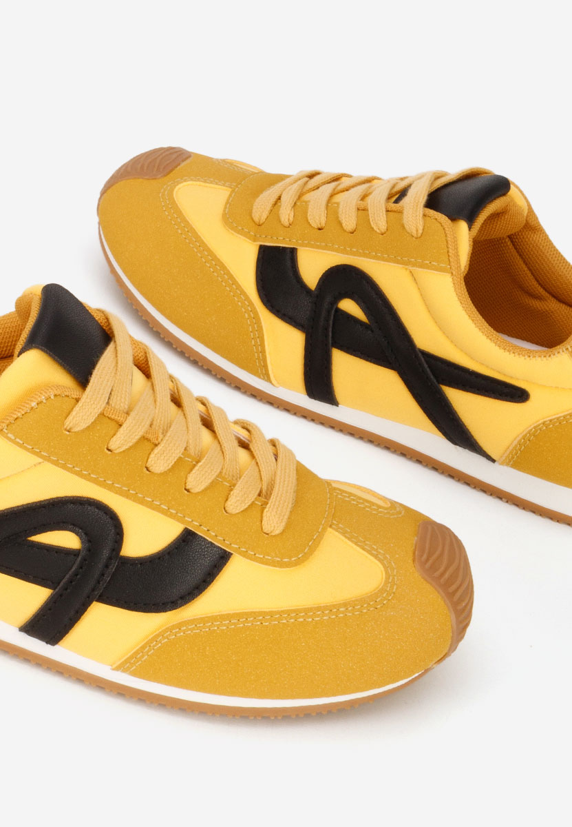 Sneakers dama Kalindia galbeni