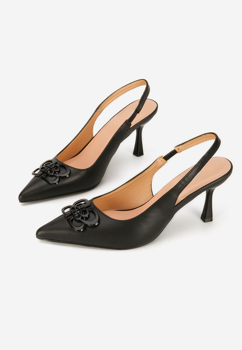 Pantofi slingback Beatrise V2 negri
