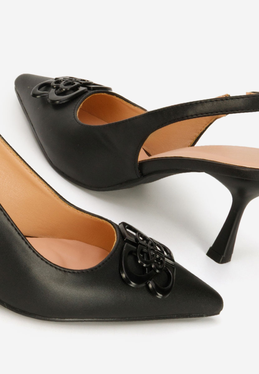 Pantofi slingback Beatrise V2 negri