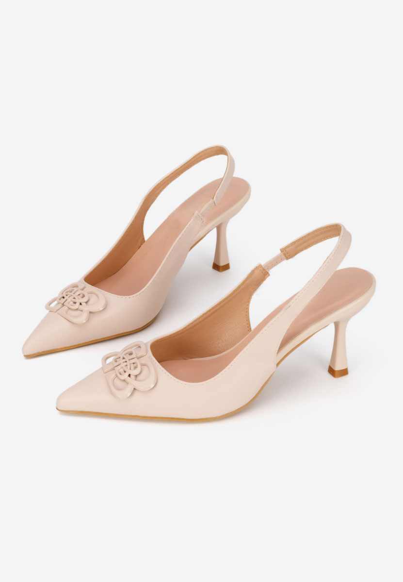 Pantofi slingback Beatrise V2 bej