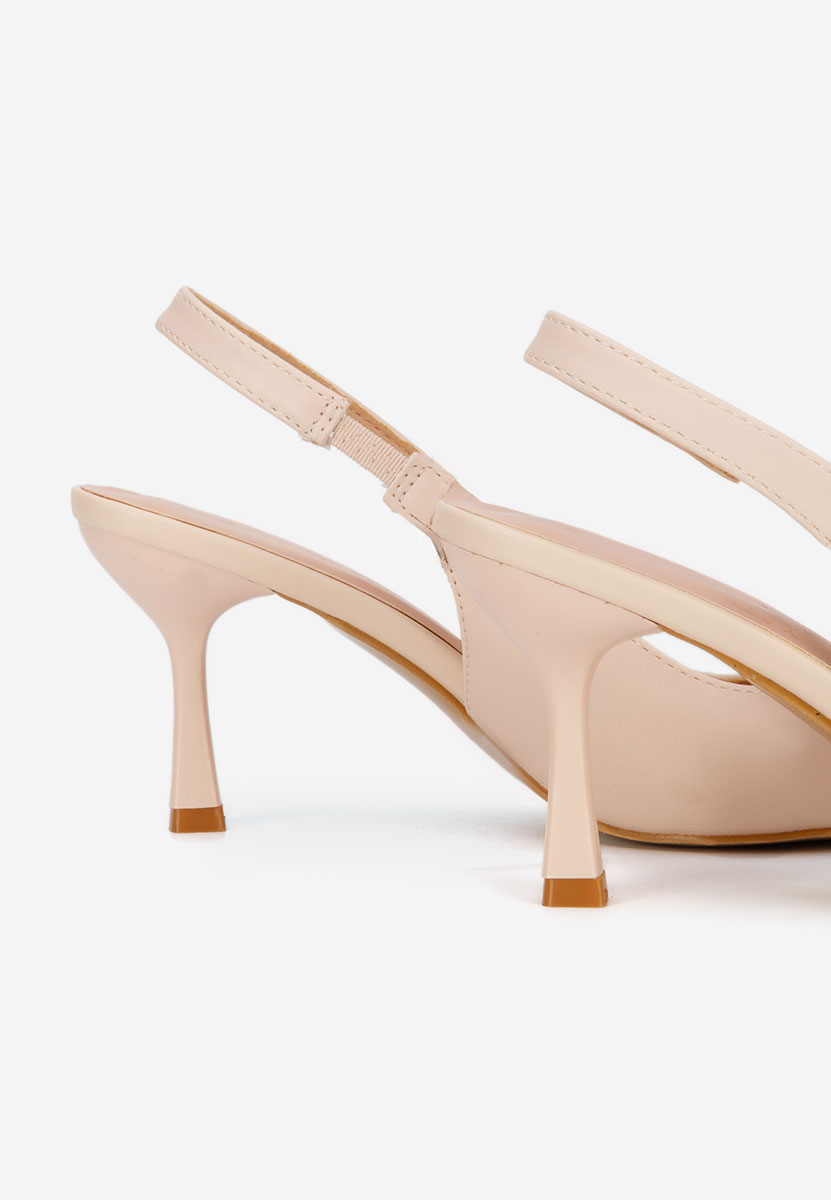 Pantofi slingback Beatrise V2 bej