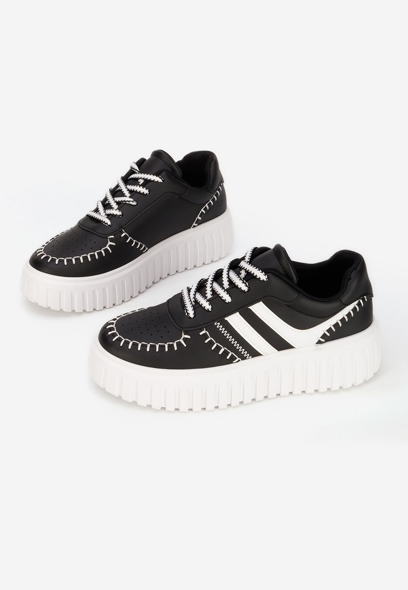 Sneakers cu platforma Brandie negri