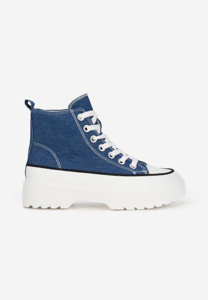 Tenisi inalti dama Fiorela denim