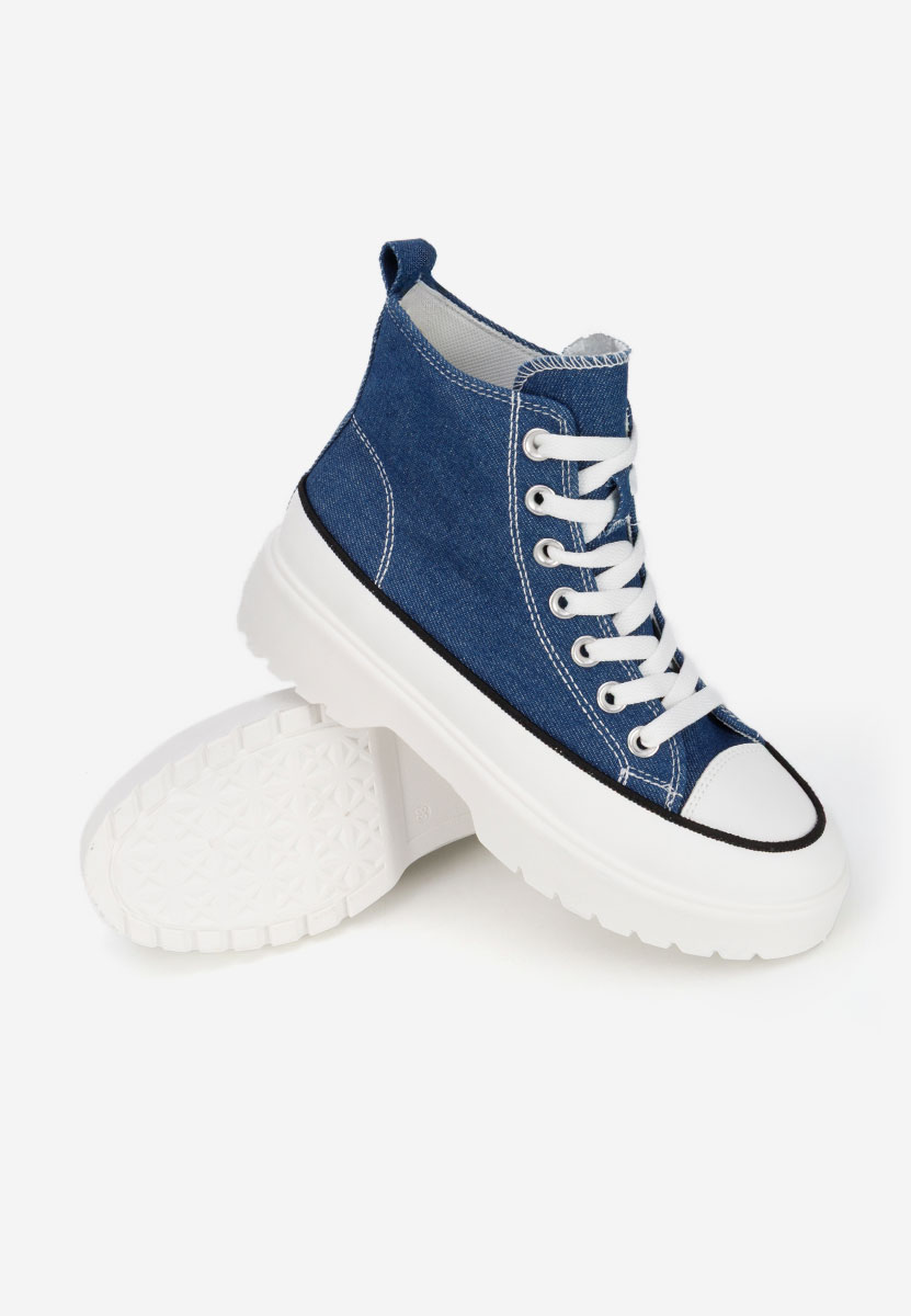 Tenisi inalti dama Fiorela denim