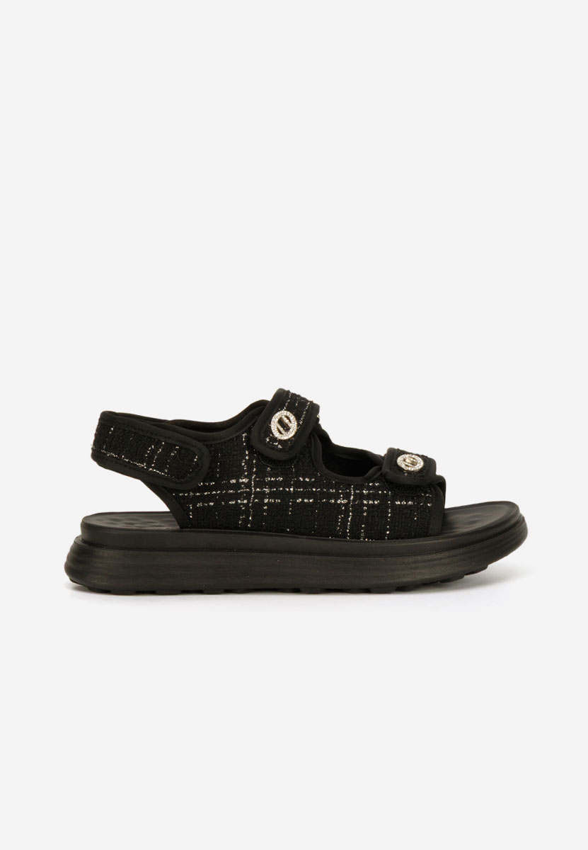 Sandale dama fara toc Christyanna negre