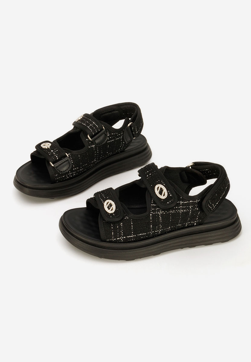 Sandale dama fara toc Christyanna negre