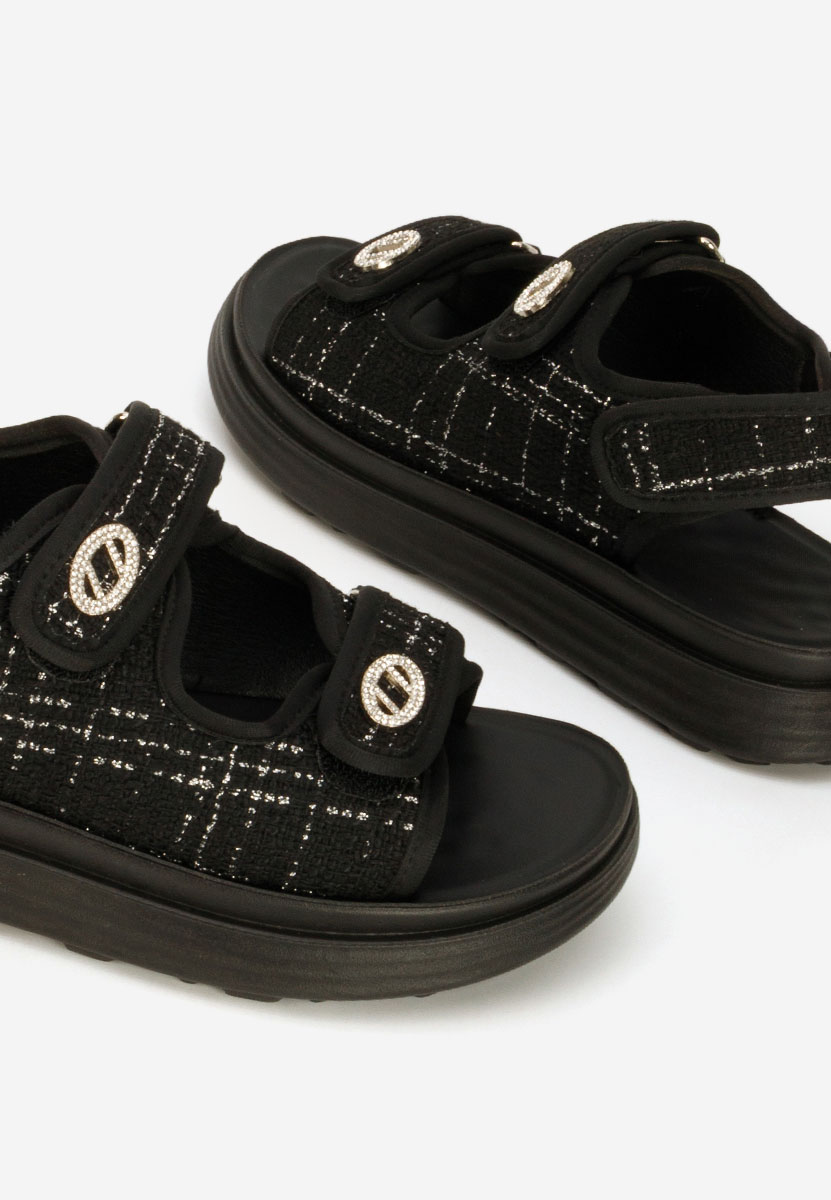 Sandale dama fara toc Christyanna negre