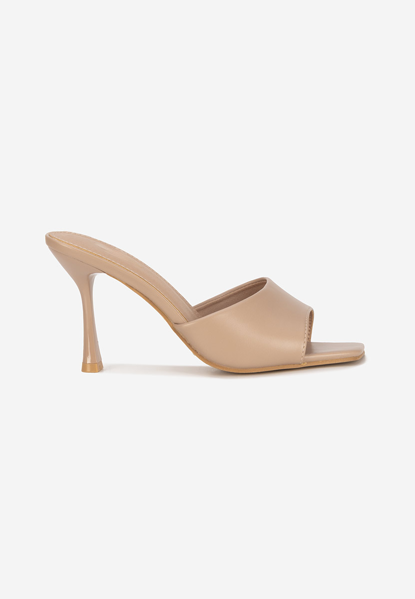 Papuci cu toc Eliseia V2 kaki