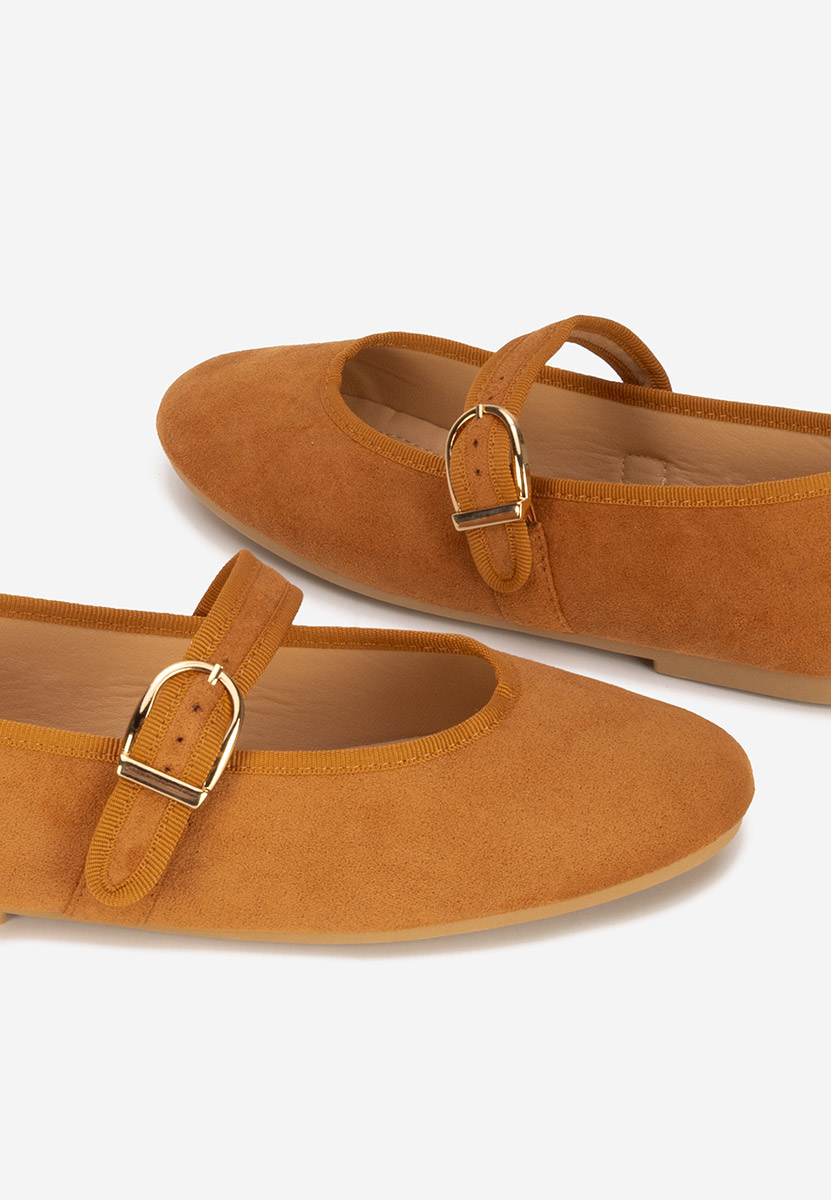 Balerini cu bareta Alecsona camel